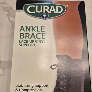 Curad Ankle Brace Lace-Up Vinyl Support
